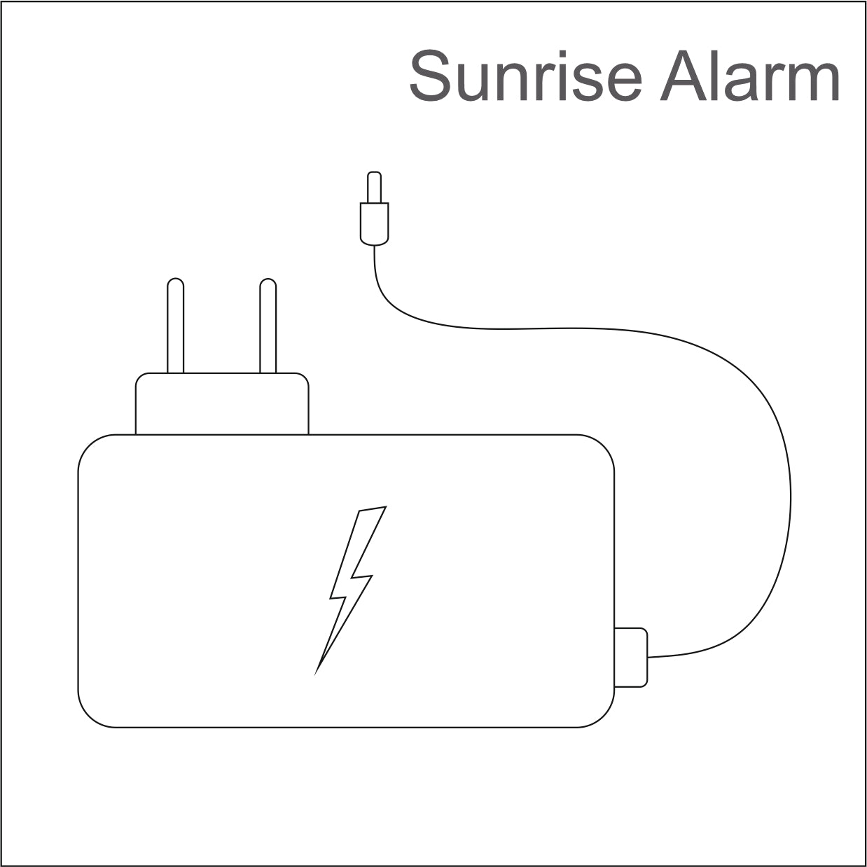 Lysterapilampe   Adaptor Til Lumie Sunrise Alarm   Dansk Lysterapi