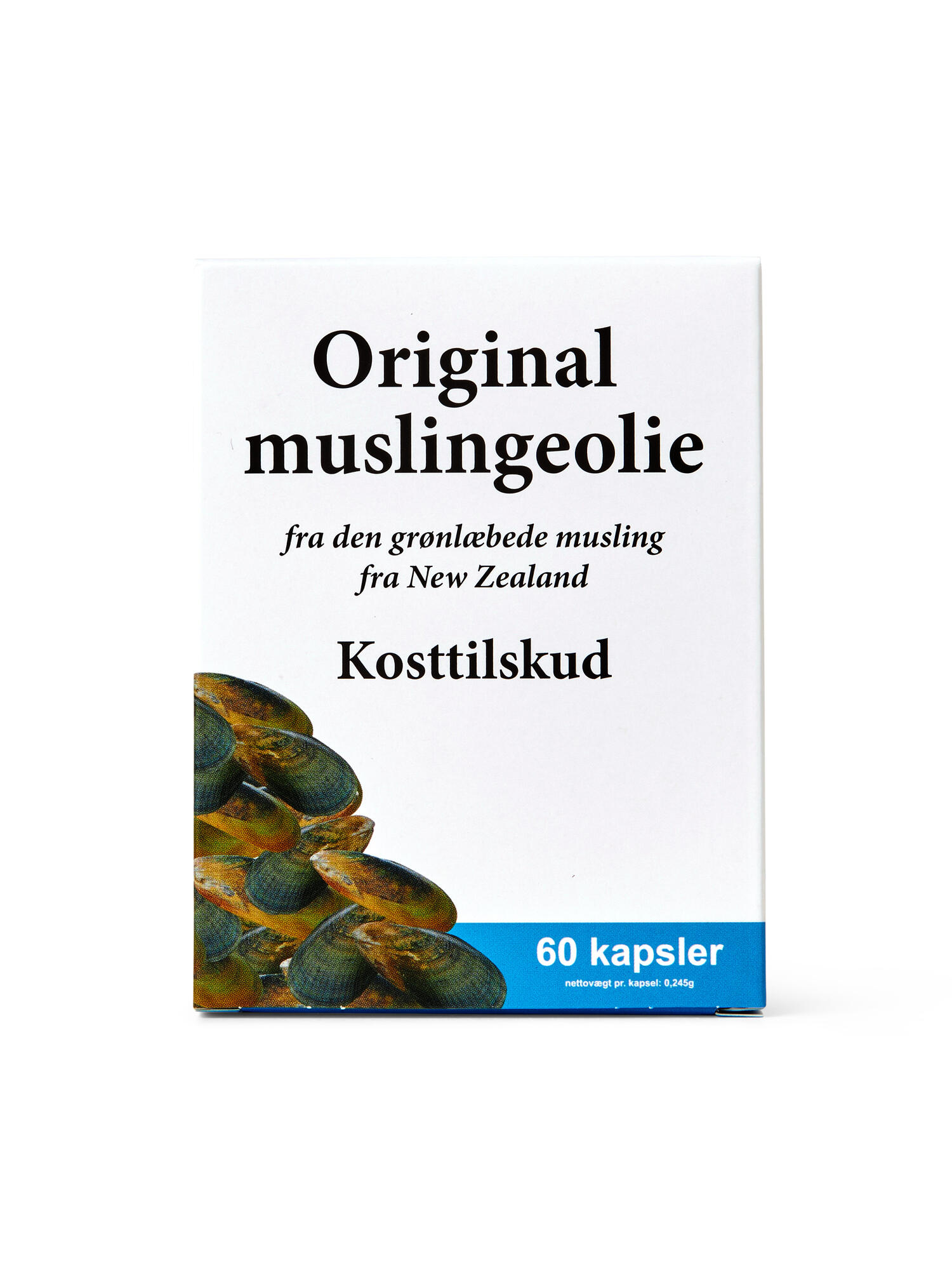 Orignal Muslingeolie   60 Kapsl