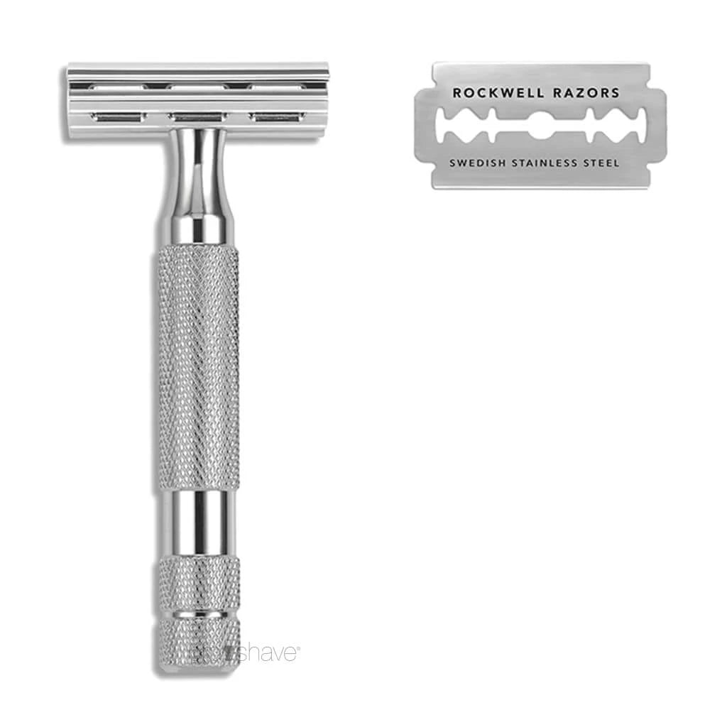 Rockwell Razors 2c Justerbar De Skraber  White Chrome