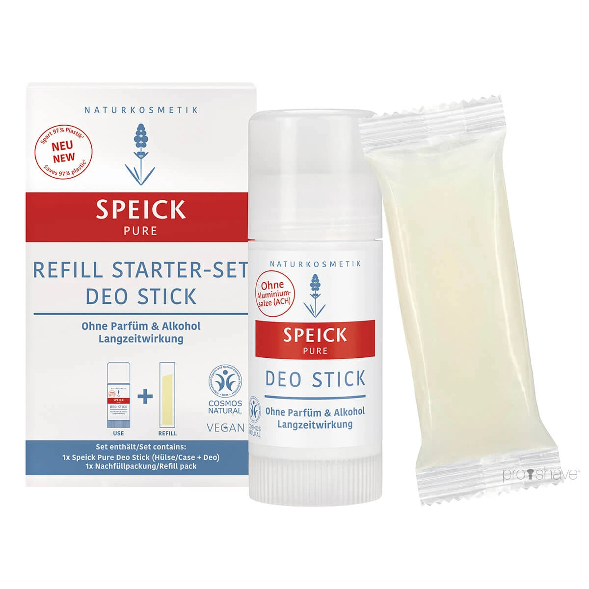 Speick Pure Deo Stick  Refill Starter Set  2 X 40 Ml