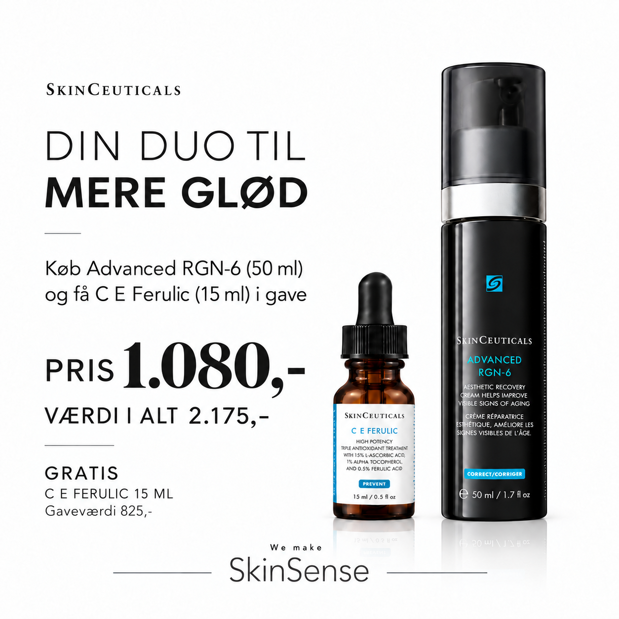 Skinceuticals Advanced Rgn 6 50 Ml Inkl  15 Ce Ferulic Gave