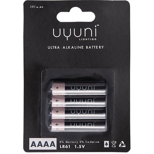 Aaaa Battery  1 5v  580mah  4 Pack