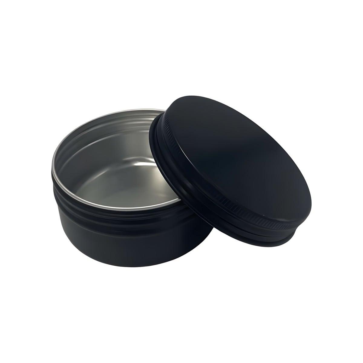 10 Ml Sort Aluminium Bøtte til Læbepomade - Hurtig Levering!