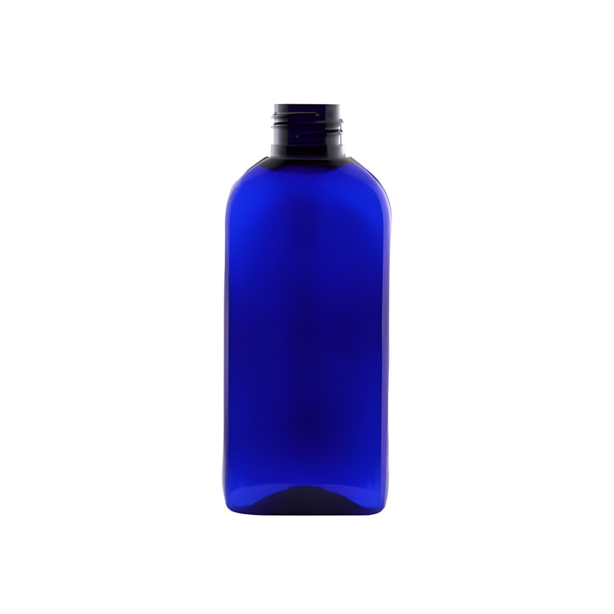 150 Ml Oval Blå PET Plastflaske - Perfekt til Skønhedsprodukter