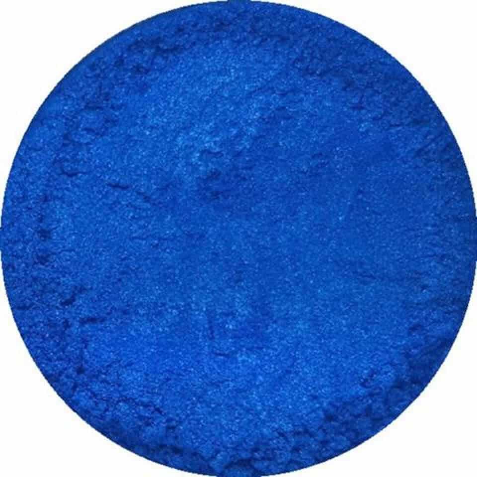 Blå Mineralsk Pigment til Kosmetik - 100 Gram Tilbud