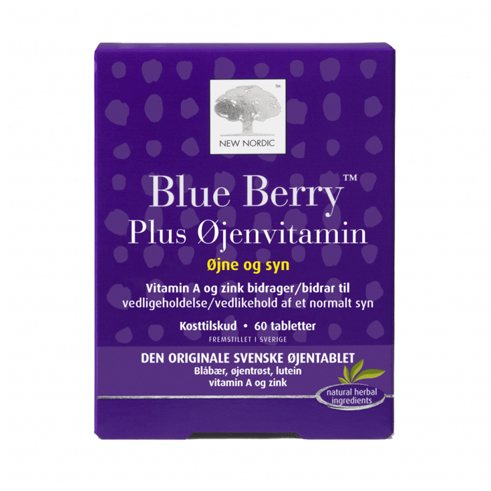 New Nordic Blue Berry Plus – Øjenvitamin 60 Tabl