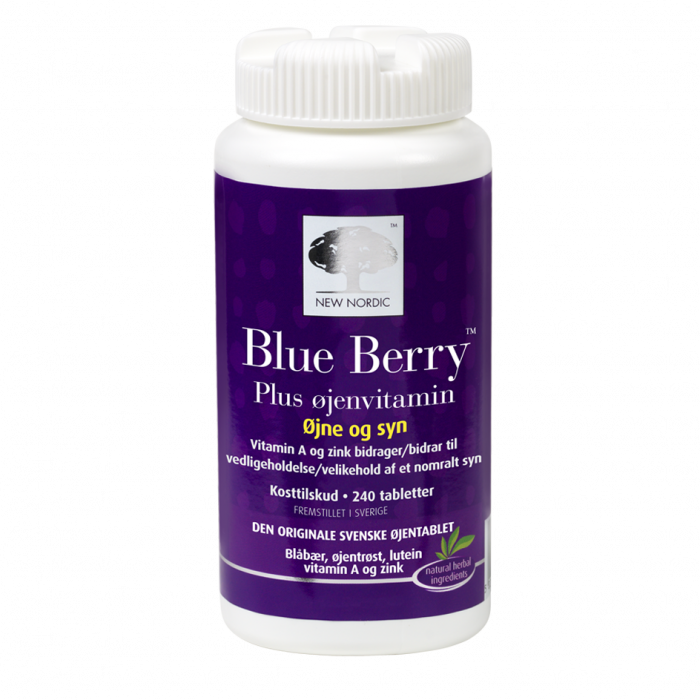 New Nordic Blue Berry Plus – Øjenvitamin 240 Tabl