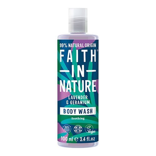 Faith In Nature Body Wash Lavendel   Geranium   100 Ml