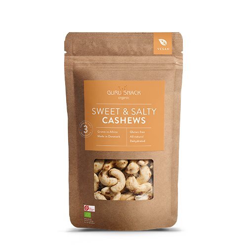 Cashew Sweet   Salty økologisk   100 Gram