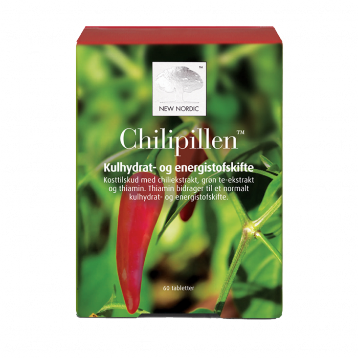 New Nordic Chilipille Bull 60 Tabl – Metabolisme Tilbud!