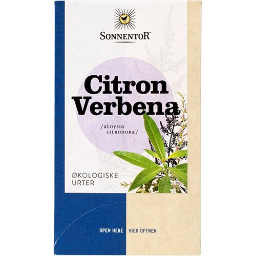 Citron Verbena Te ø Sonnentor   18 Breve