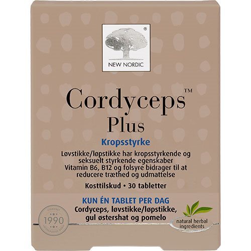 Cordyceps Plus   30 Tabletter