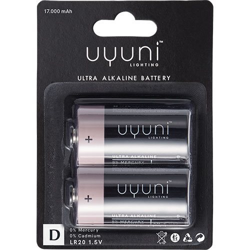 D Battery  1 5v  17000 Mah  2 Pack