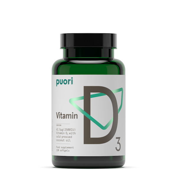 Puori Vitamin D3 62 5 Mcg  2500ie  120 Kaps