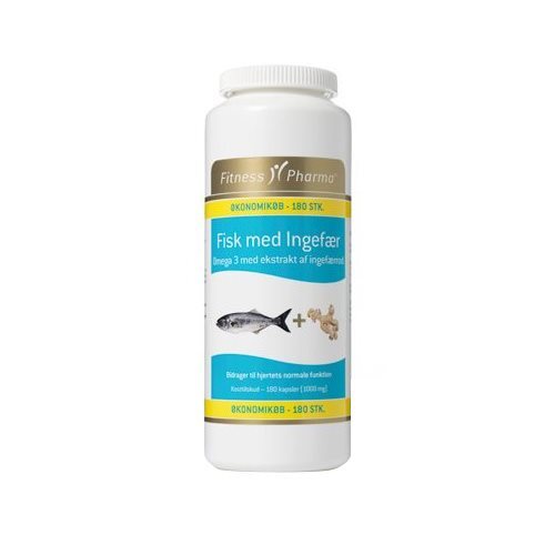 Fiskeolie 500 Mg Fitness Pharma   360 Kapsler