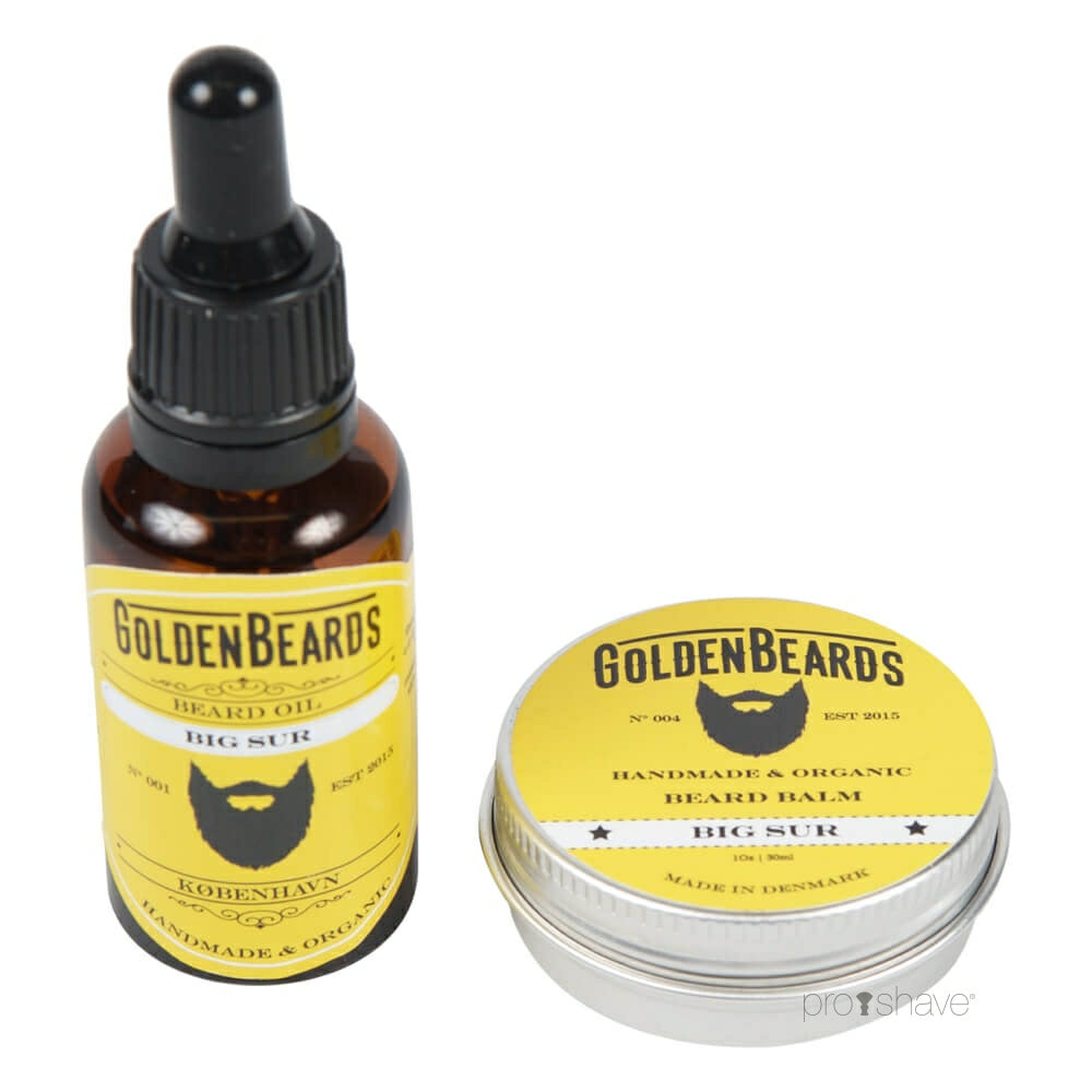 Golden Beards Skægolie   Skægbalm  Big Sur