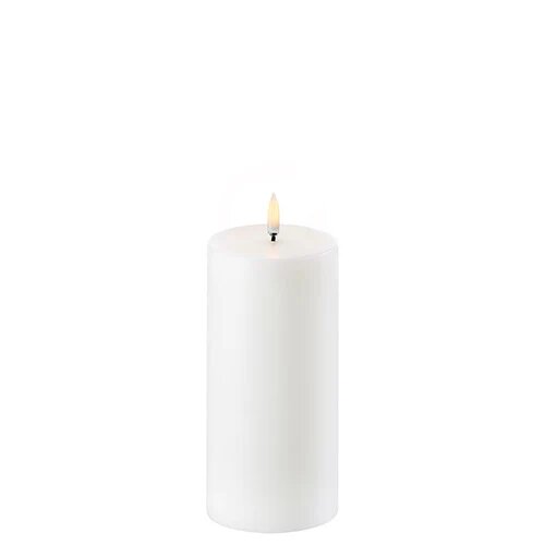 Led Bloklys  Nordic White  Smooth  7 8x15 Cm