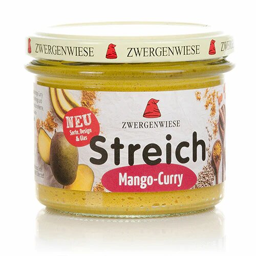 Smørepålæg Mango Karry Streich øko    180 Gram
