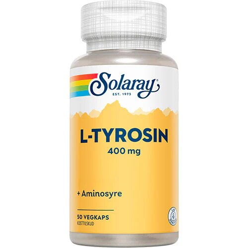 Solaray L Tyrosin   50 Kapsler
