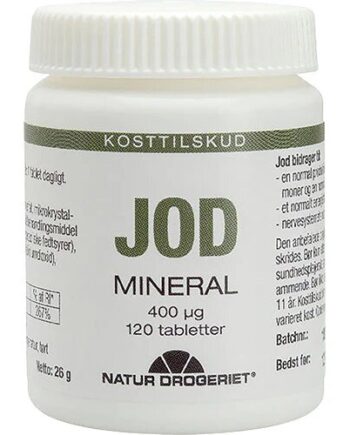 Natur Drogeriet Jod Tabletter 400 G   120 Tabletter