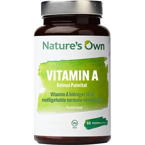 Vitamin A Retinol Palmitat 60 Kapsler