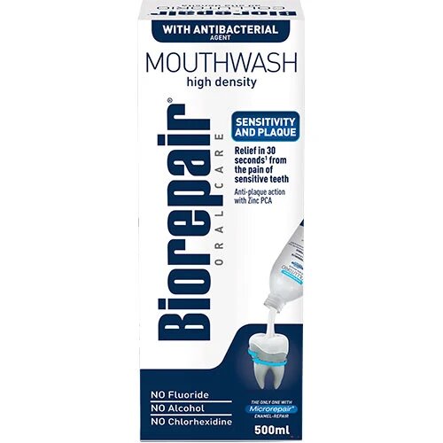 Biorepair Mouthwash High Density Gum Protection 500 Ml