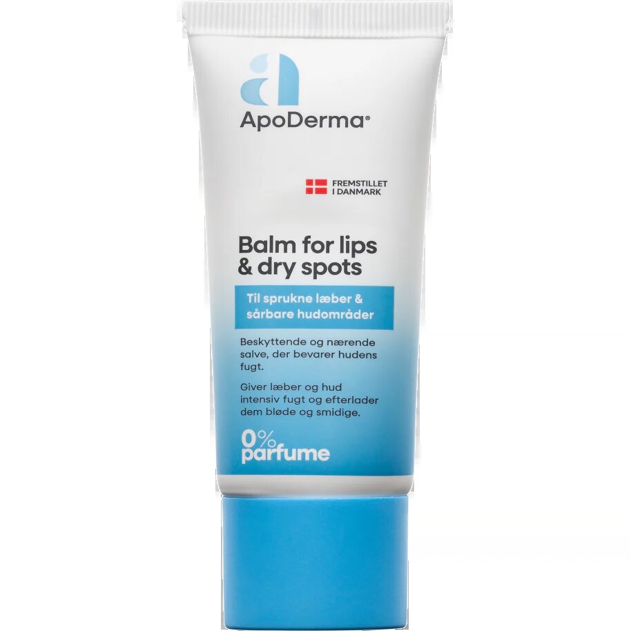 Apoderma Balm For Lips Dry Spots 30 Ml