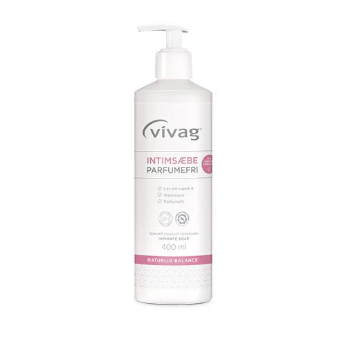 Vivag Intimsæbe Parfumefri 400 Ml