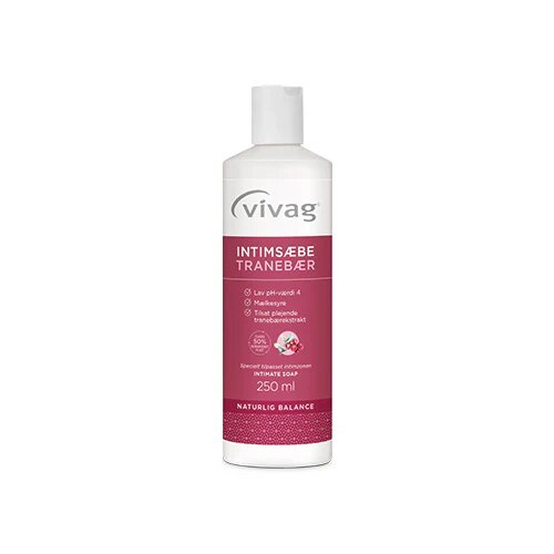 Vivag Intimsæbe Tranebær 250 Ml