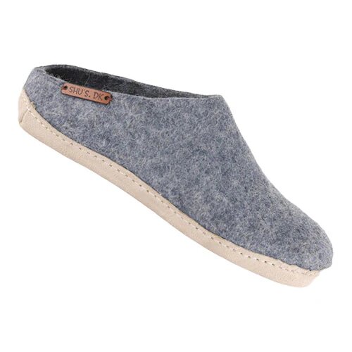 Shu S Hjemmesko Med Læder Sål   Denim 37