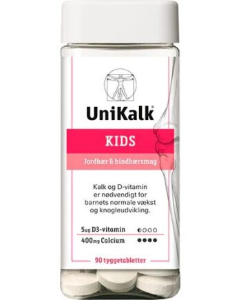 Unikalk Kids Tyggetablet   90 Tabletter
