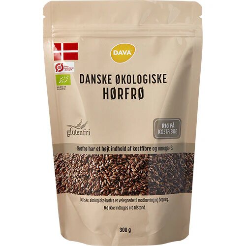 Hørfrø økologisk 300 Gram