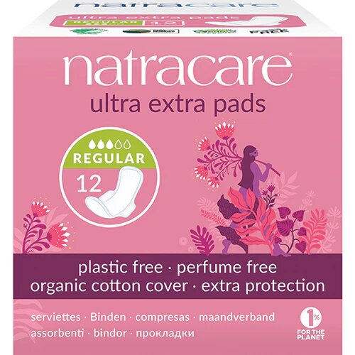 Natracare Bind 12 Stk Regular Ultra Extra