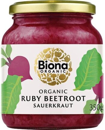 Sauerkraut M  Rødbede økologisk   350 Gram