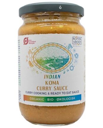 Indian Koma Curry Sauce økologisk   350 Gram