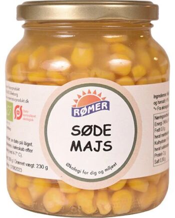 Søde Majs I Glas ø