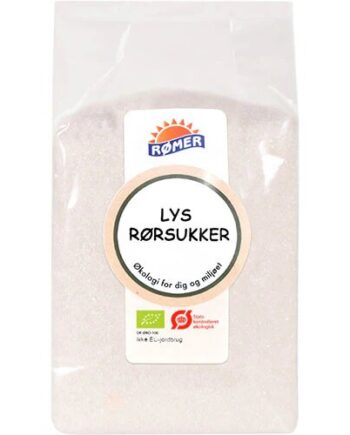 Rørsukker Lys Fin økologisk   500 Gram