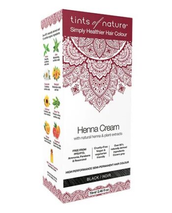 Hårfarve Henna Creme Black   70 Ml
