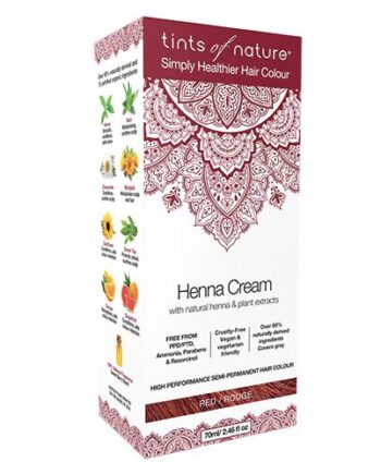 Hårfarve Henna Creme Red   70 Ml