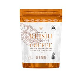 Rå Hygge Kaffe M  Reishi Svampeekstrakt  Hele Bønner ø  Bull  227 G     X