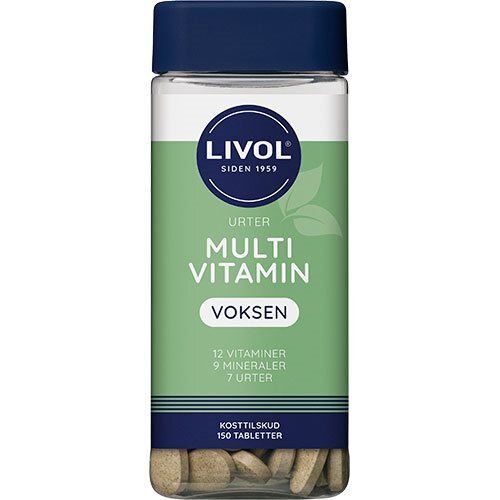 Livol Multivitamin M Urter   150 Tabletter