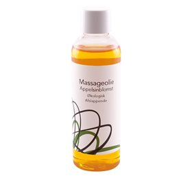Økologisk Massageolie med Appelsinblomst - 100ml Tilbud!