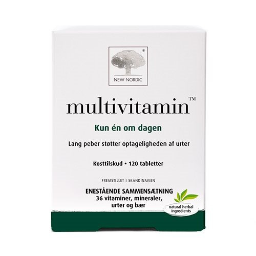 Multivitamin New Nordic   120 Tabletter