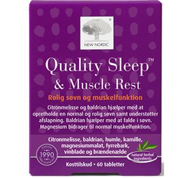 Ny Nordic Søvn & Muskelafslapning - 60 Tabletter til Ro