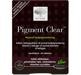New Nordic Skin Care Pigment Clear 60 Tabletter - Hudpleje