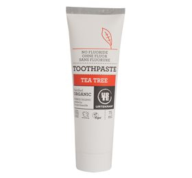 Urtekram Tandpasta med Tea Tree og Fluor - 75ml