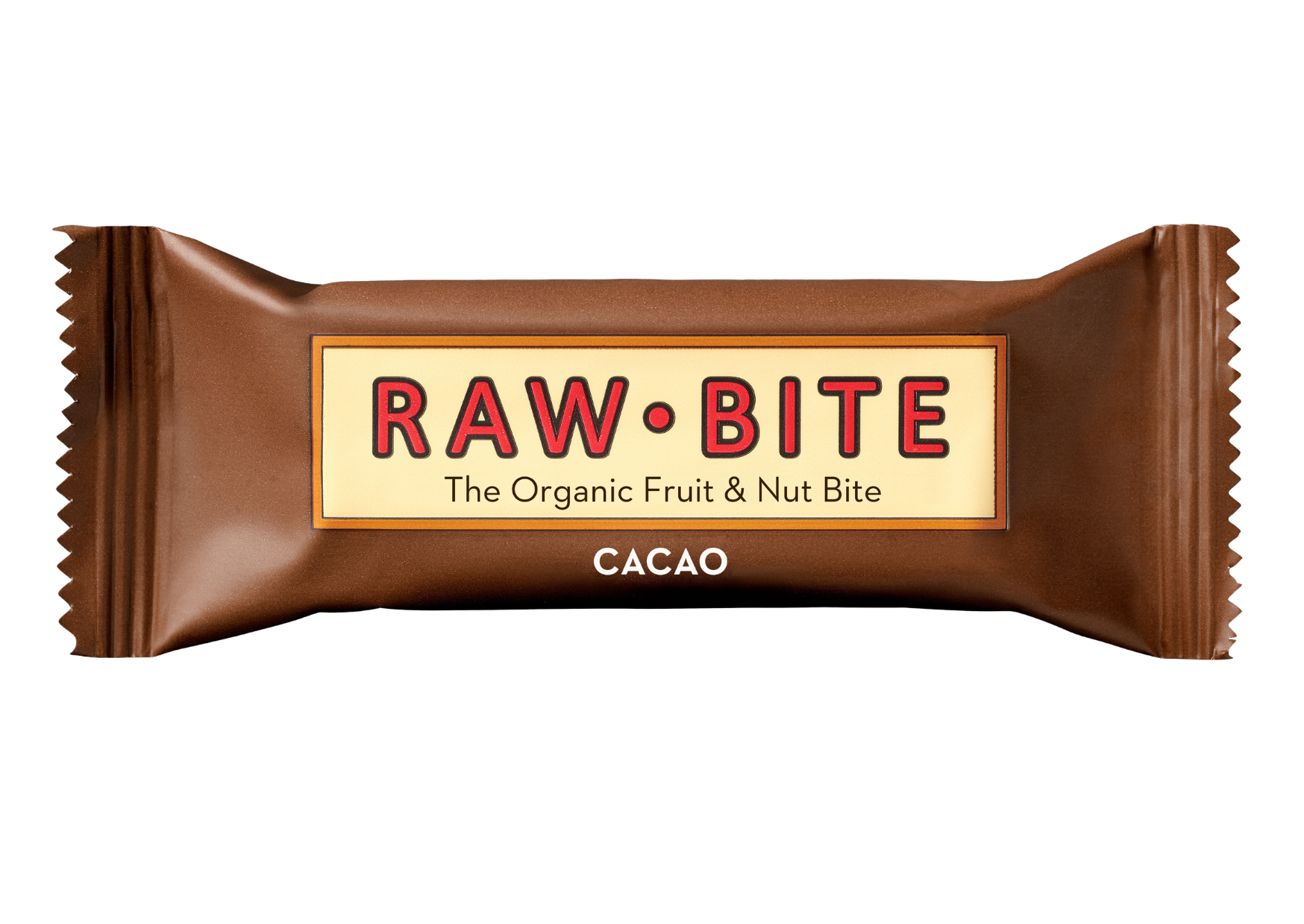 Rawbite Kakao Snackbar 50 G - Naturlig og Laktosefri