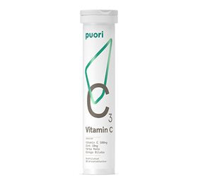 Puori Vitamin C3 Brusetabletter 20 Tabl